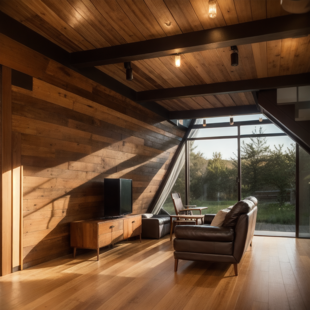 Plan Chalet Suisse A-Frame  – Dossier Complet Construction + Rendus 3D