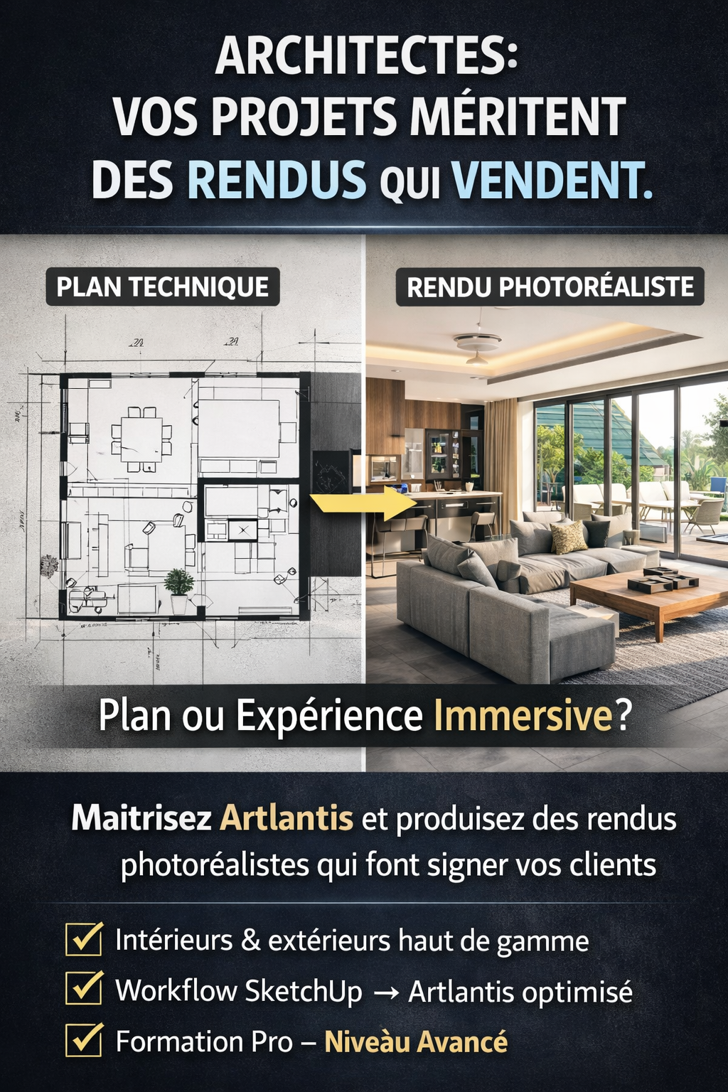 Maîtrisez Artlantis et Produisez des Rendus Photorealistes Qui Font Signer Vos Clients